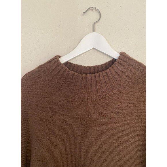 NWT BP,  Brown Knit Oversized Sweater Dress XL Nordstrom Soft Ribbed - Picture 7 of 7